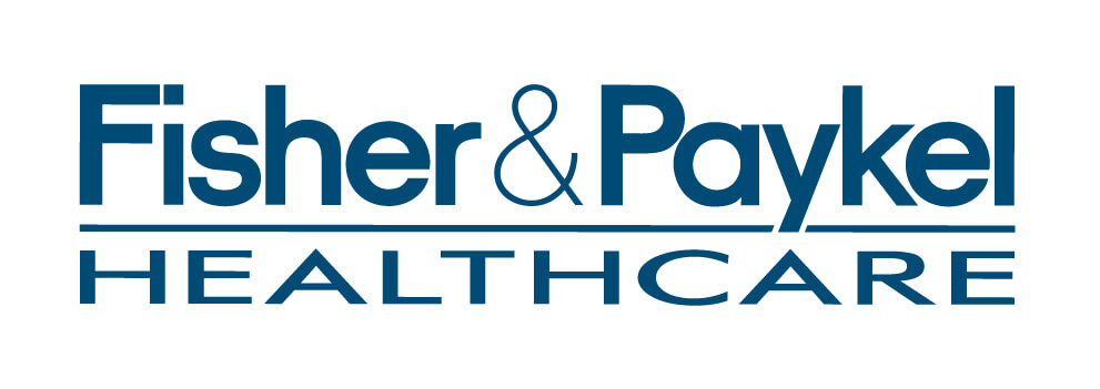 Logo de Fisher & Paykel Healthcare, auspiciador del congreso