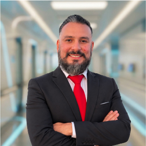 Retrato de LE. Moisés René Rodríguez Martínez, docente del congreso